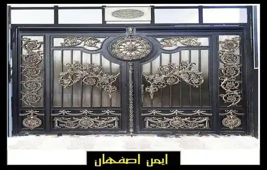 نصب مدل درب فلزی ورودی ساختمان کاشان و اصفهان