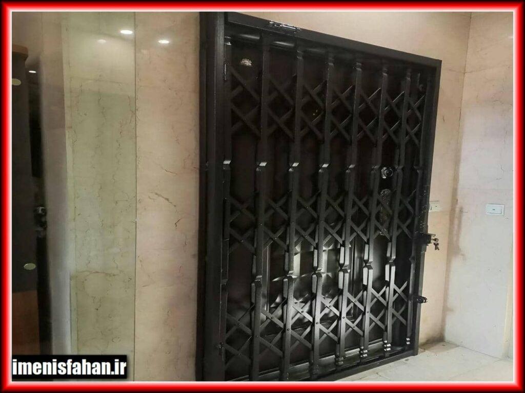 انواع حفاظ آکاردئونی آپارتمانی اصفهان