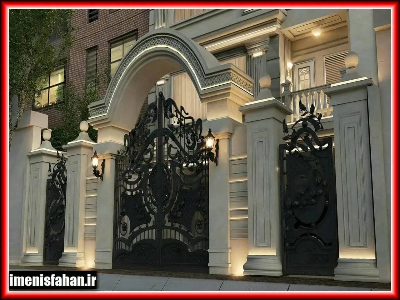درب ویلایی فرفورژه در نجف آباد درب ویلایی فرفورژه در نجف آباد
