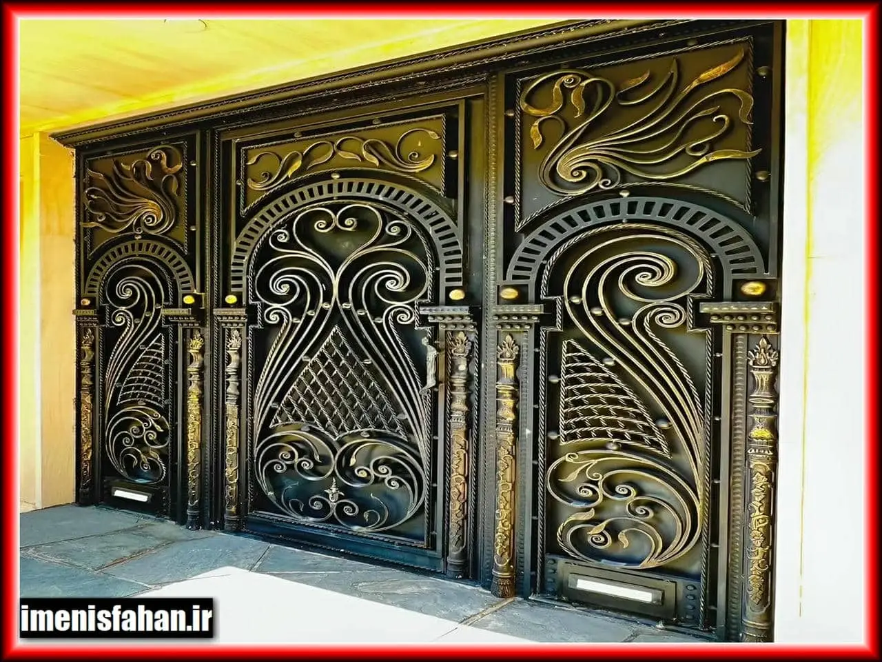 درب فرفورژه در مبارکه درب فرفورژه در مبارکه