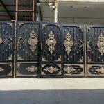 درب حیاط فرفورژه کاشان