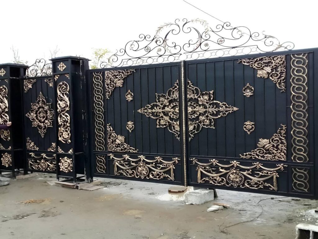 درب پارکینگ و درب باغ ویلا فریدن