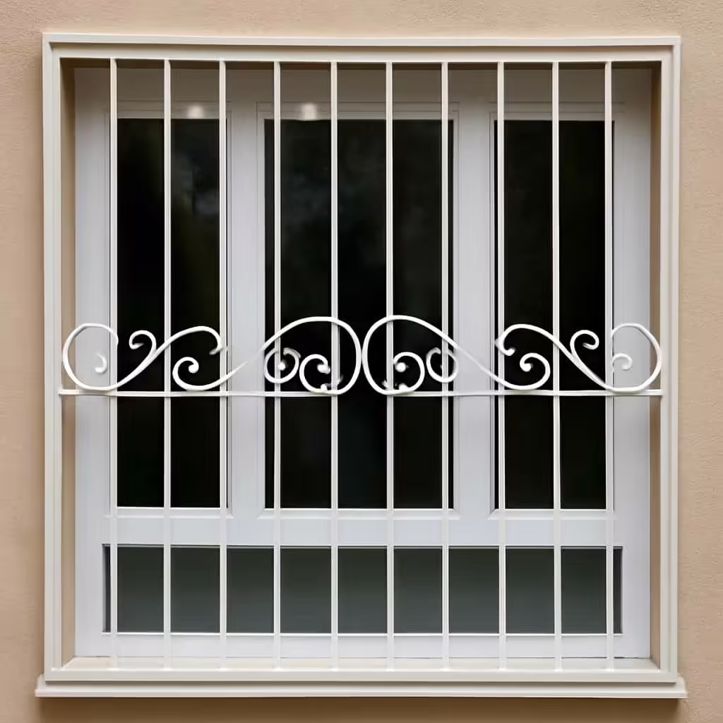 تزئینات فرفورژه گل نیلوفری با رنگ طلایی اصفهان