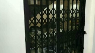 حفاظ پشت درب ضد سرقت آپارتمان در اصفهان با نصب ایمن و طراحی مقاوم
