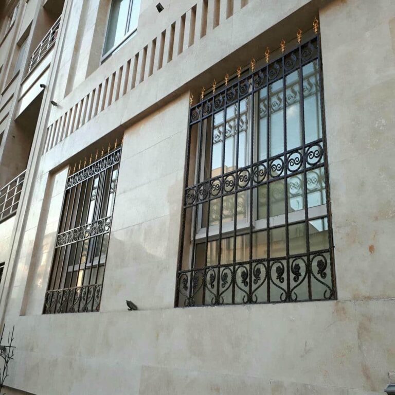 window-guard-iron-fence-wrought-iron-aax مدل حفاظ پنجره فلزی در اصفهان