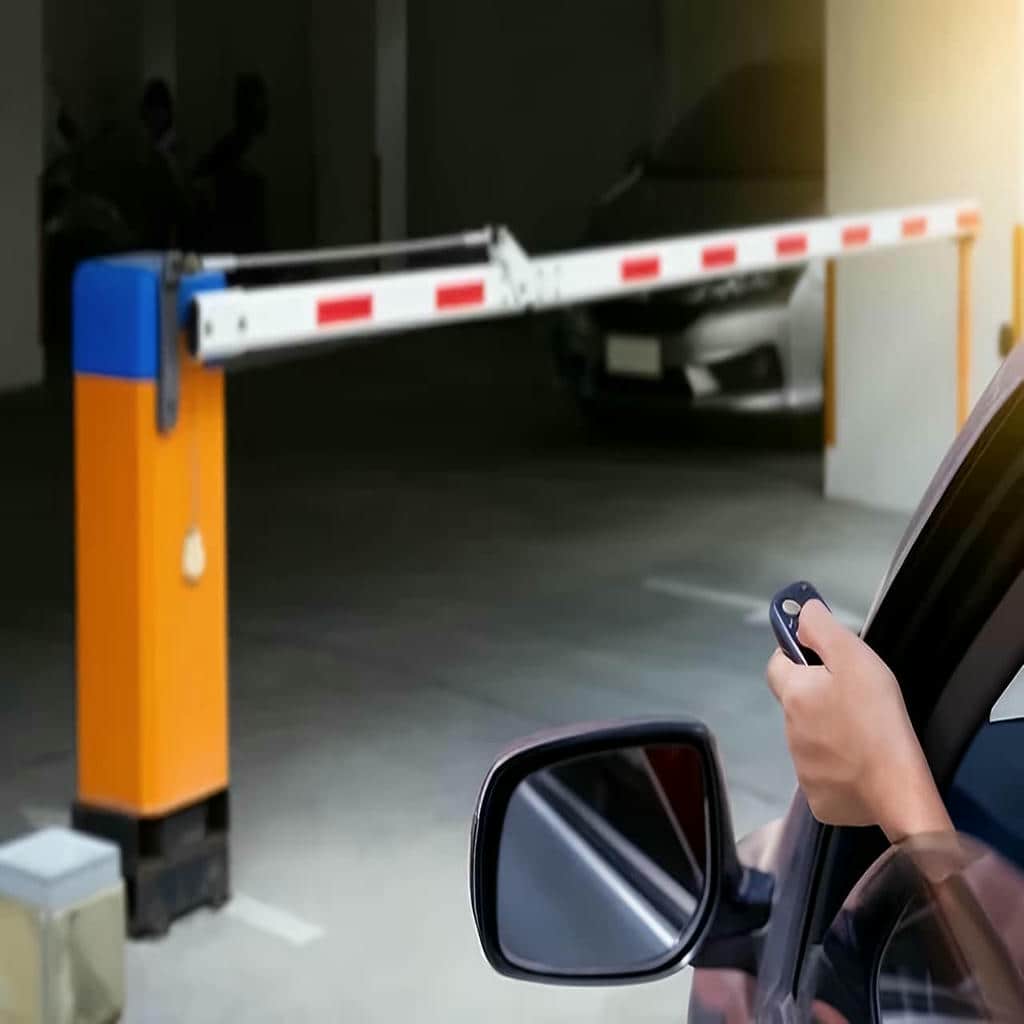 راهبند پارکینگ اصفهان با بازوی فلزی امنیتی تاثیر راهبند بر امنیت پارکینگ ها در اصفهان
