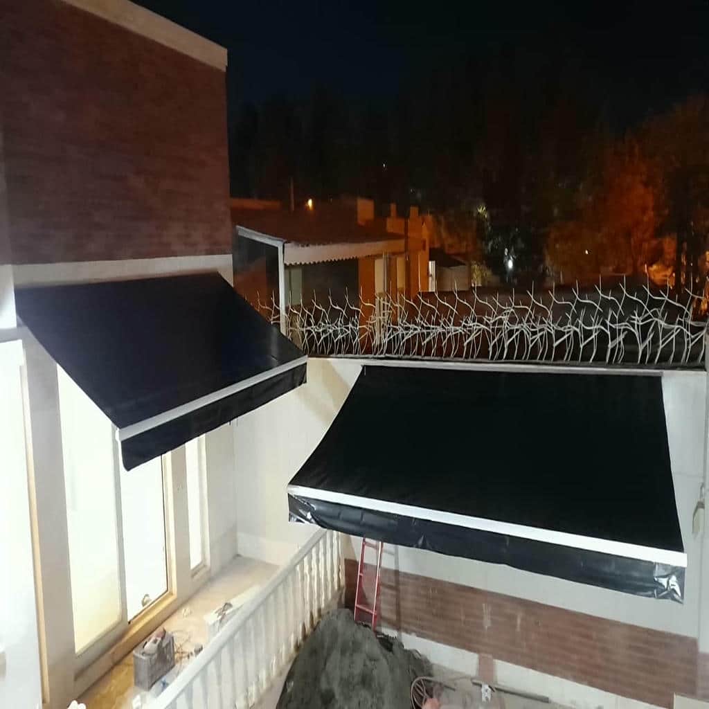 سایبان برقی کم جا در اصفهان با ریل حرکتی روان سایبان برقی کم جا در اصفهان با ریل حرکتی روان