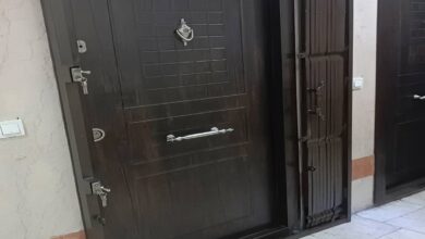 14 مدل درب آکاردئونی شیک قفل دار در اصفهان