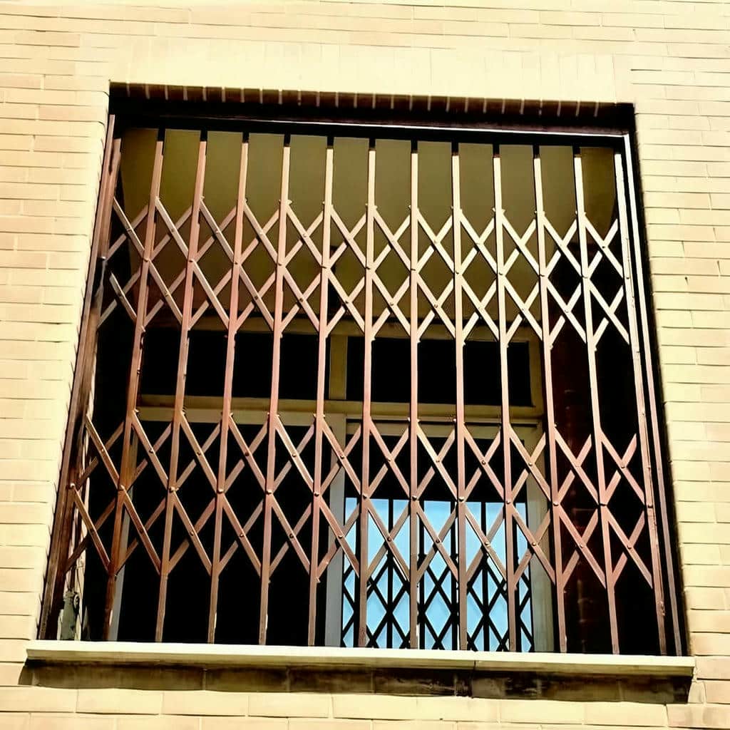 اجرای درب آکاردئونی برای واحد اداری با چهارچوب گونیا در اصفهان