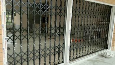 9 طرح درب حفاظ فلزی ورودی واحد در اصفهان