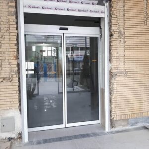7 نمونه درب اتوماتیک شیشه ای فریم لس سکوریت در اصفهان