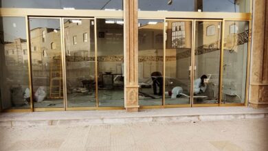7 مدل درب اتوماتیک شیشه ای اداری کارتخوان در اصفهان
