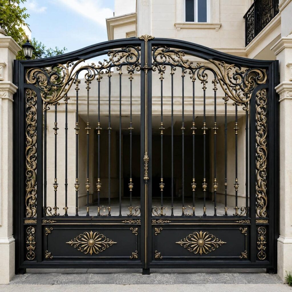 خدمات نصب درب فرفورژه کلاسیک اصفهان