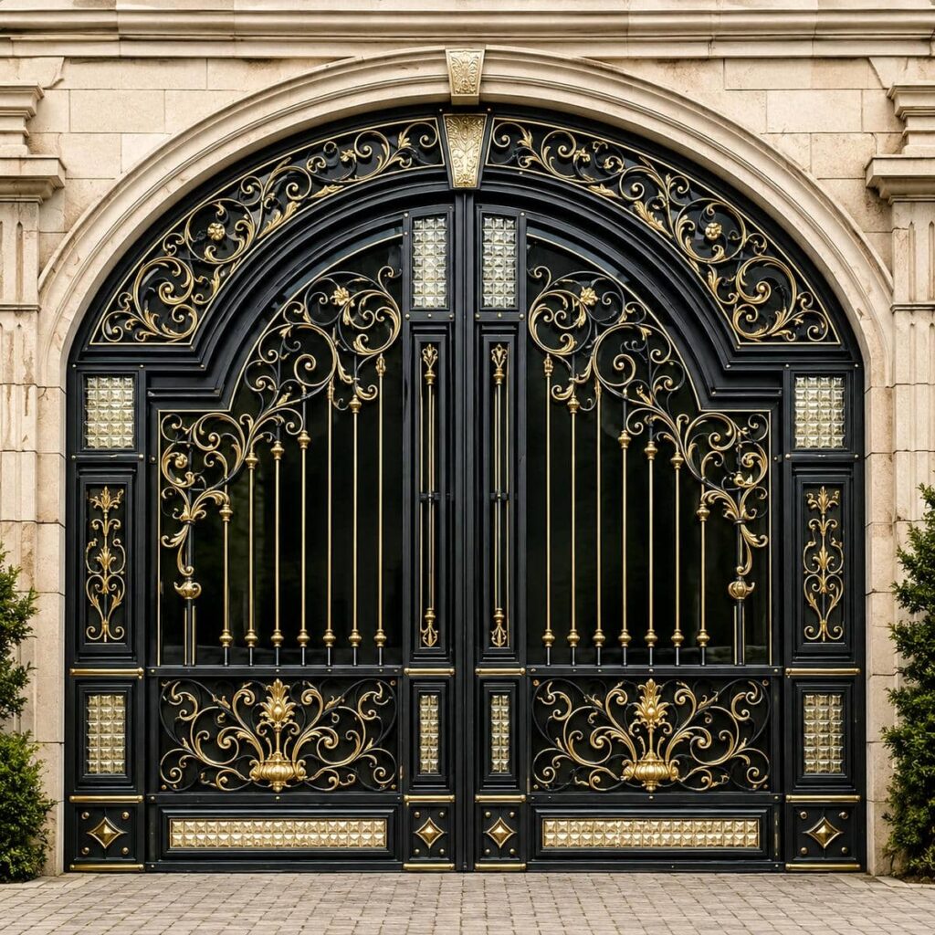 خرید درب حیاط برش لیزری هندسی سفارشی در اصفهان
