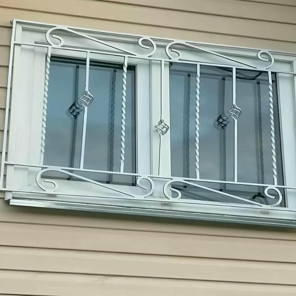 فروش نرده پنجره فلزی شاسی دار برای ساختمان مسکونی در اصفهان