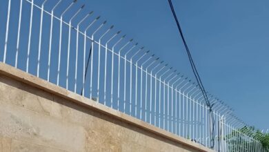 9 نمونه نرده حفاظ دیوار ساده در اصفهان