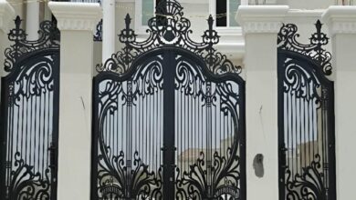 8 طرح درب ساختمان ساده شاسی فلزی در اصفهان