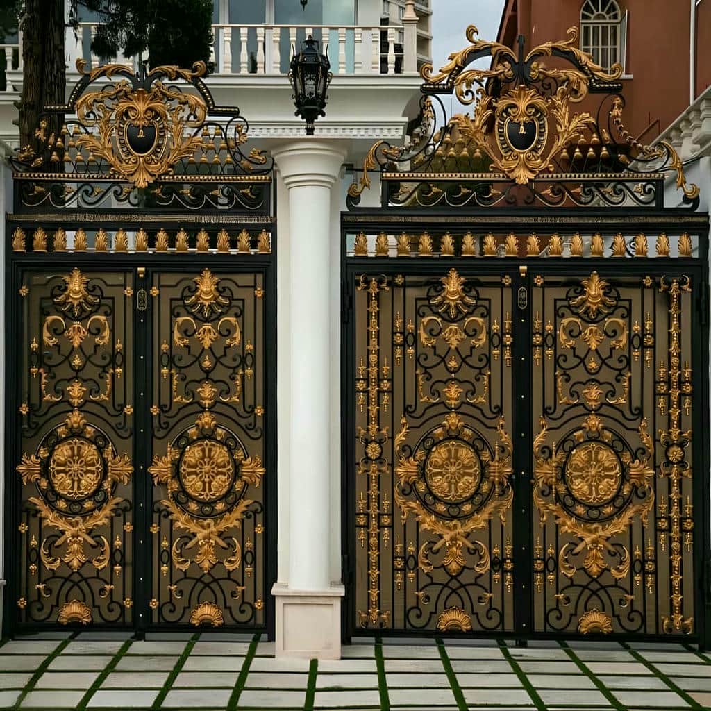 ساخت درب طرح هندسی اصفهان