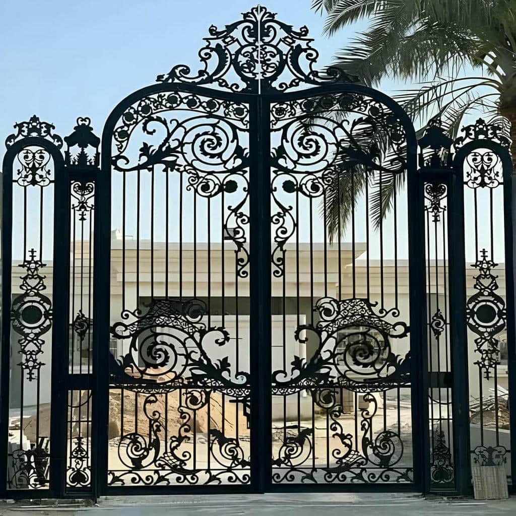 تولید درب فلزی ریلی باغ تمام ورق در اصفهان