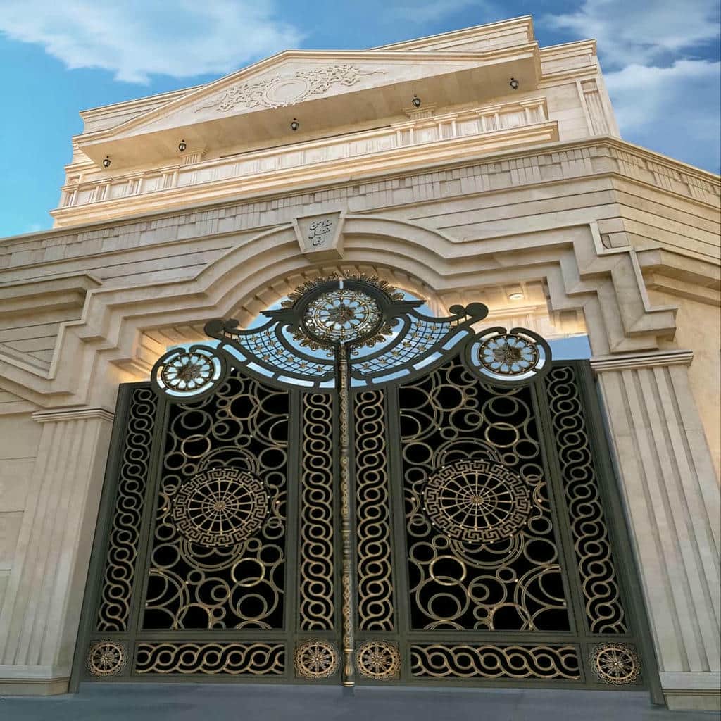 تولید درب پارکینگ ساده پروفیلی تک لنگه در اصفهان