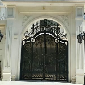 13 طرح درب ویلایی ترموود نما چوب در اصفهان
