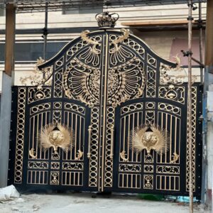 13 مدل درب ویلایی برش لیزری طرح هندسی در اصفهان