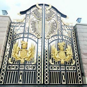 14 مدل درب فلزی باغ دو لنگه در اصفهان