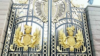 14 مدل درب فلزی باغ دو لنگه در اصفهان