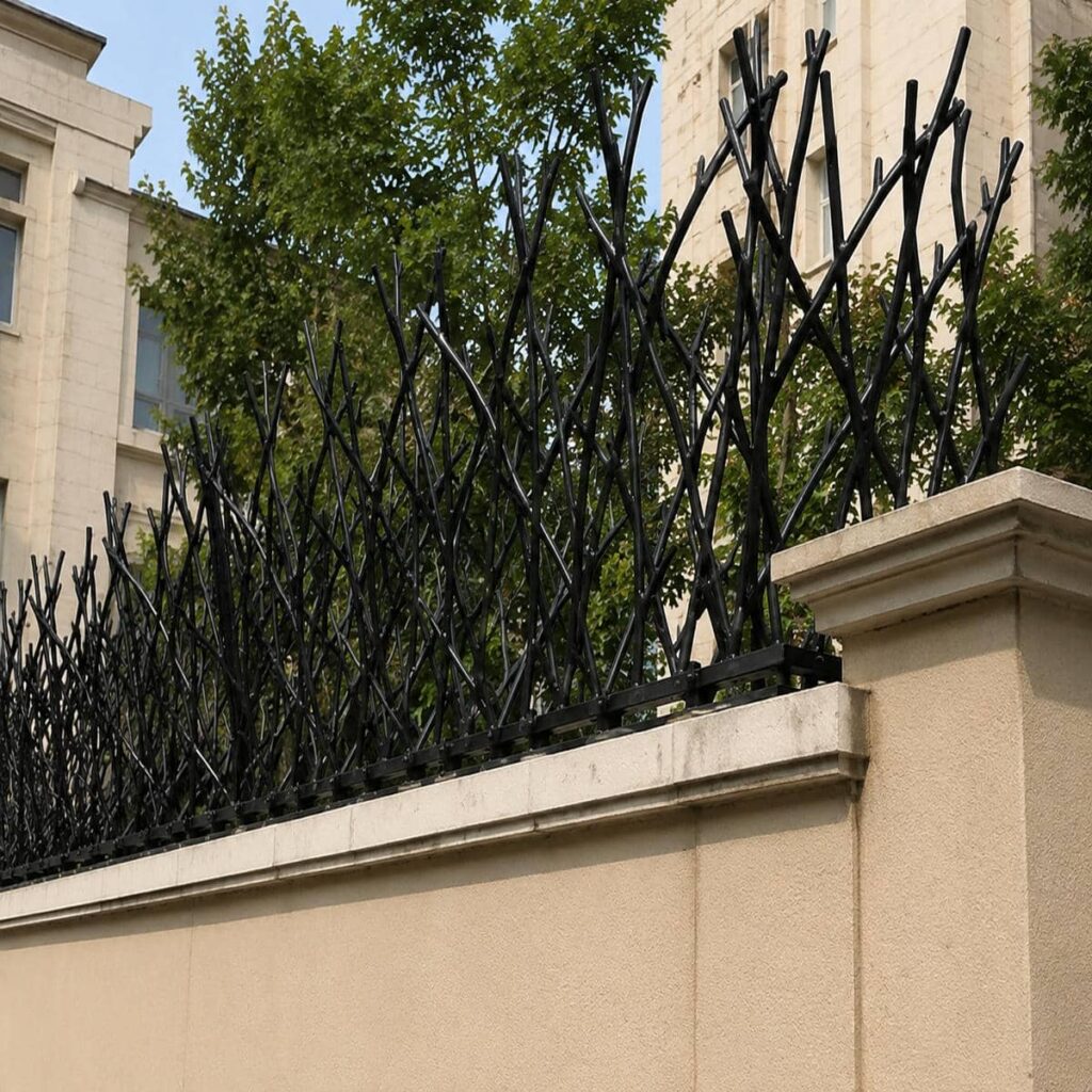 اجرای حفاظ دیوار بلند ضد سرقت با پایه‌گذاری دقیق در اصفهان