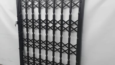 8 مدل درب آکاردئونی چهار گل لوزی در اصفهان