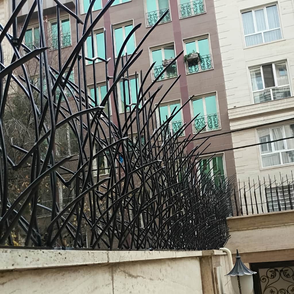 حفاظ نیزار با ارتفاع اختصاصی روی دیوار