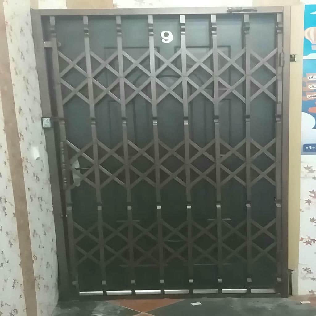 گارد درب ورودی با رنگ کوره ای اصفهان