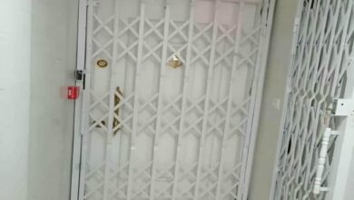 حفاظ آکاردئونی سفارشی ورودی مسکونی اصفهان