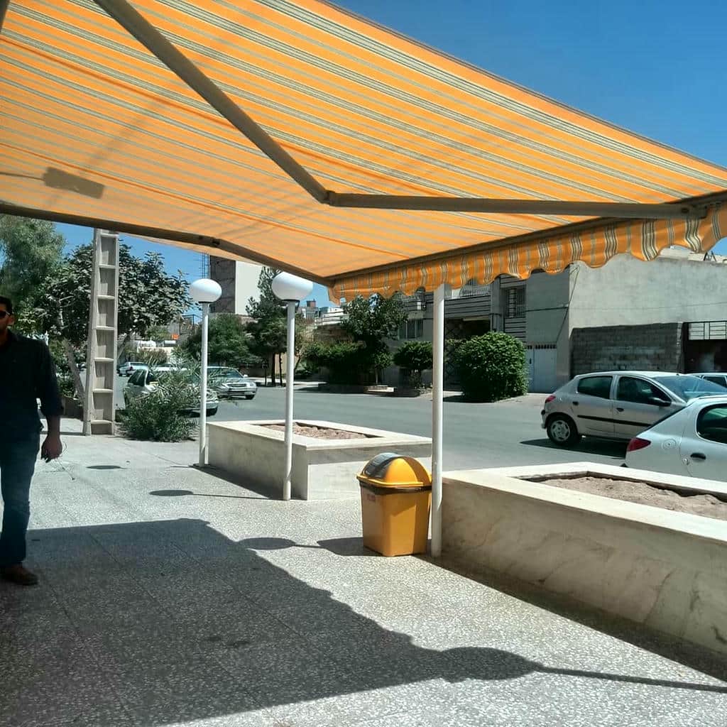 سایبان فول باکس سفید سفارشی در اصفهان