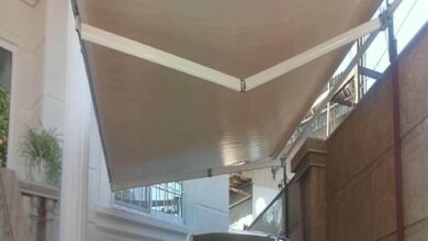سایبان اتوماتیک بازویی ویلا در اصفهان
