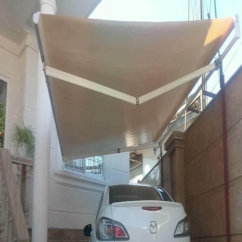 سایبان اتوماتیک بازویی ویلا در اصفهان