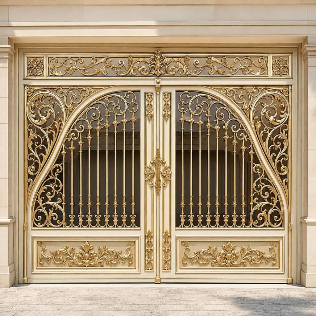 درب لوکس ویلا آماده نصب تخصصی در ورودی