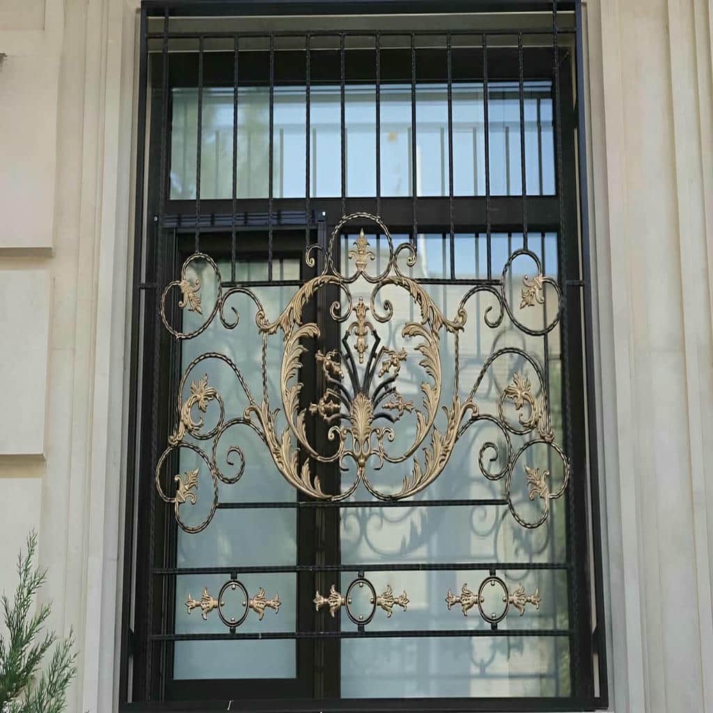 نرده پنجره سفارشی برای پروژه نوساز