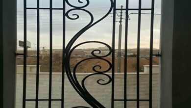 حفاظ پنجره طبقه همکف مشکی در اصفهان