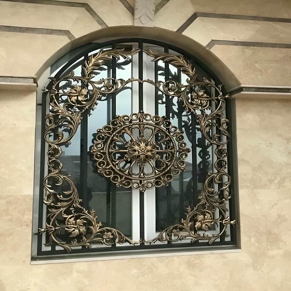 نرده پنجره پروفیلی با ابعاد سفارشی