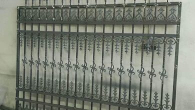 حفاظ پنجره مشکی با جوش تمیز اصفهان