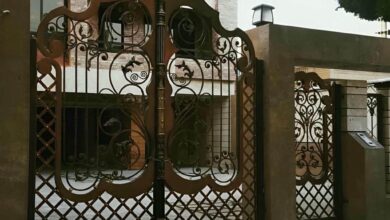 درب پارکینگ سفارشی پروژه نوساز اصفهان
