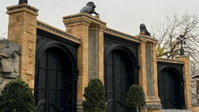 درب ویلا با ابعاد سفارشی در اصفهان