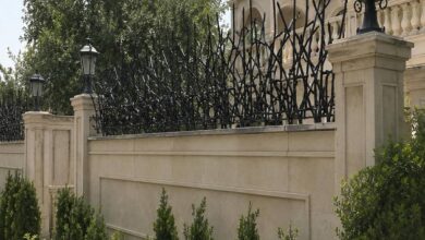 حفاظ ضد سرقت دیوار مشکی با جوشکاری تمیز اصفهان