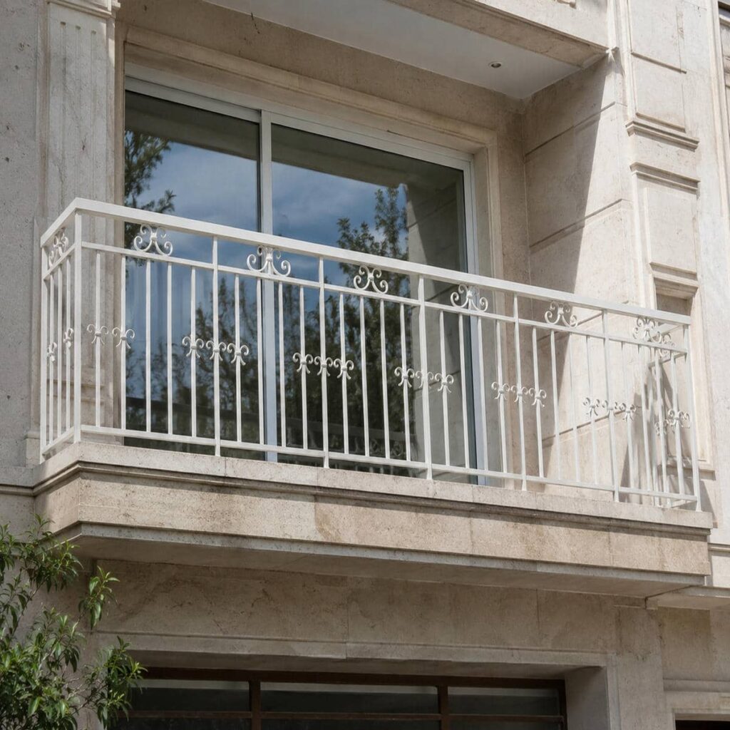 هندریل راه پله سفارشی اصفهان برای ساختمان قدیمی