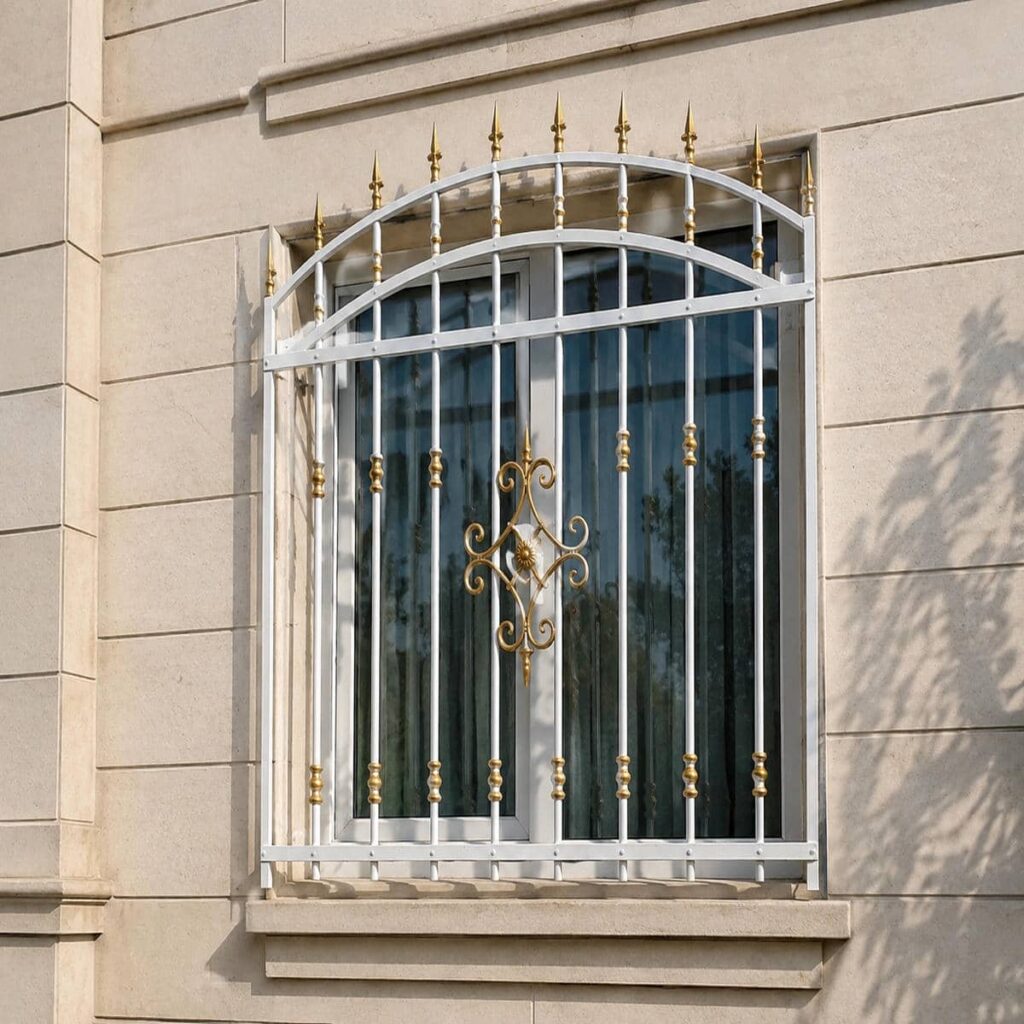 نرده پنجره مینیمال برای بازسازی نما